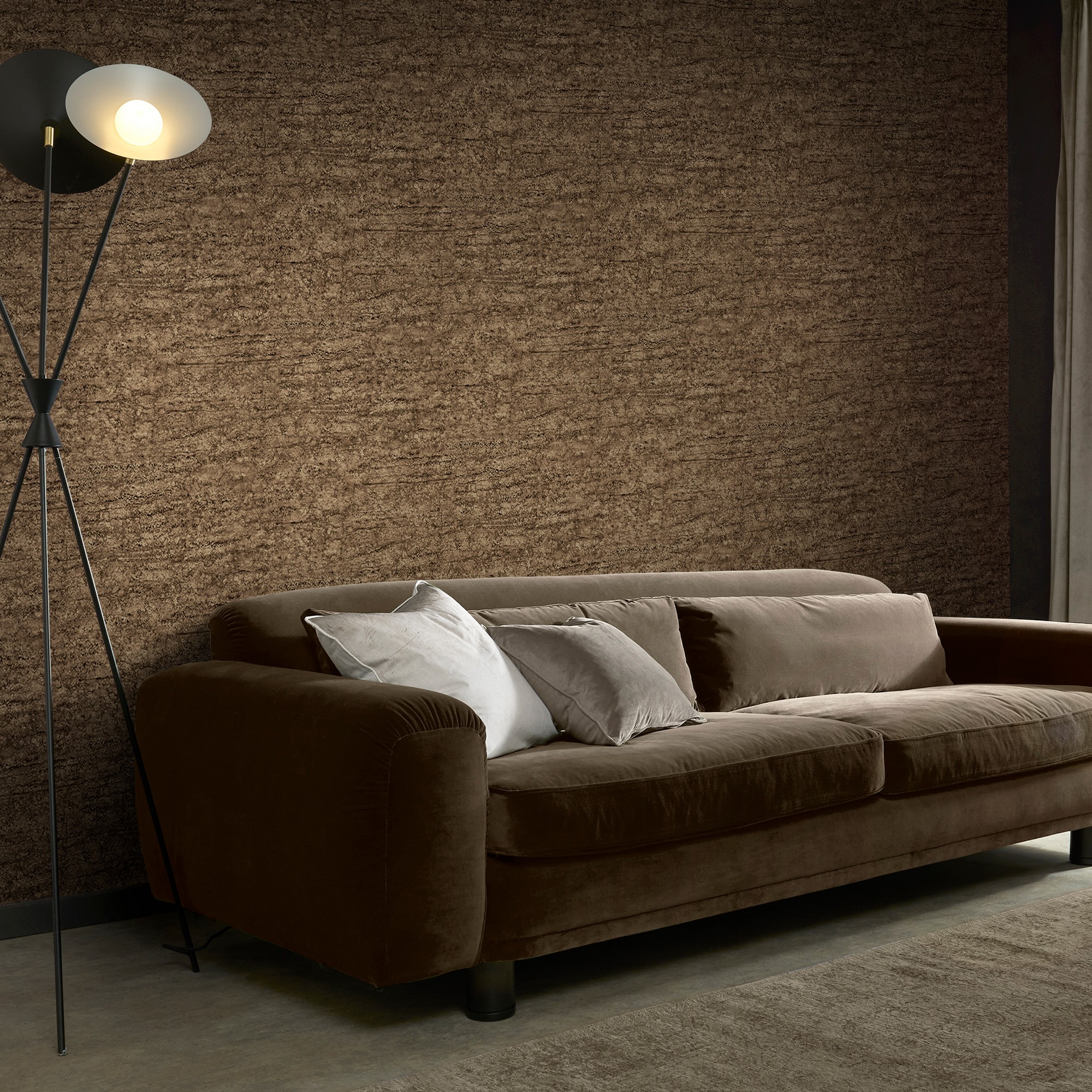 Vincenzo Wallpaper 124130 By Graham Brown In Chocolate Brown